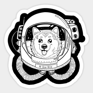 Corgi The Astronaut Sticker